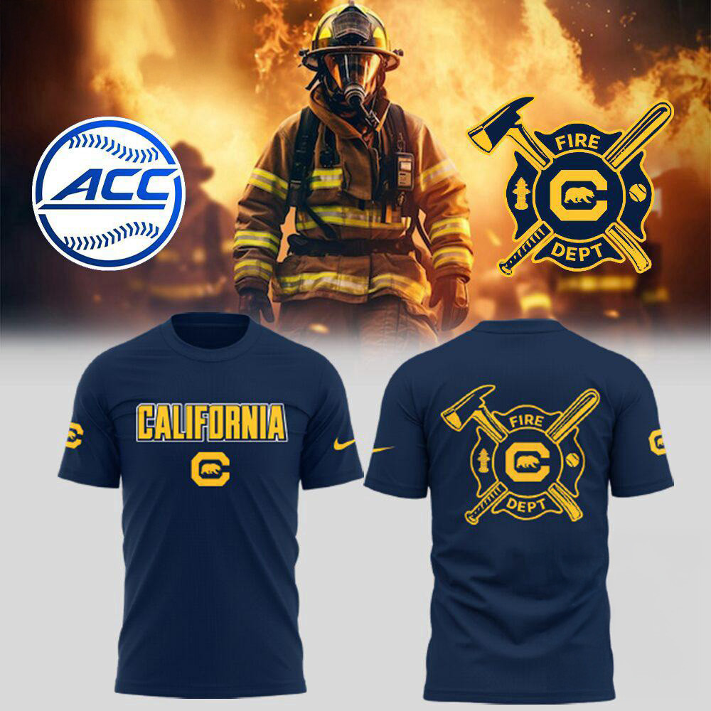 Berkeley Golden Bears California Baseball x Firefighter Appreciation Night Shirt Gift For Fan