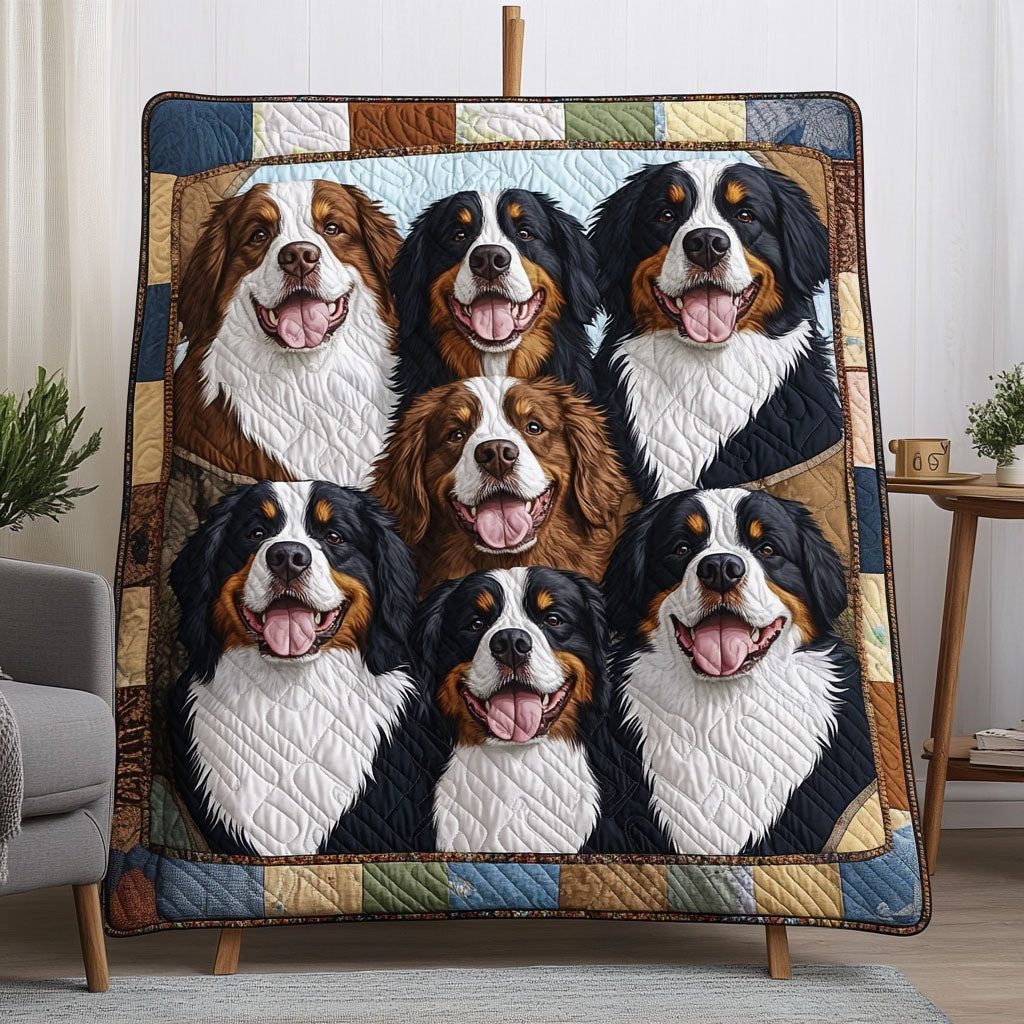 Bernese Bliss Quilted Blanket Gifts For Dog Lovers