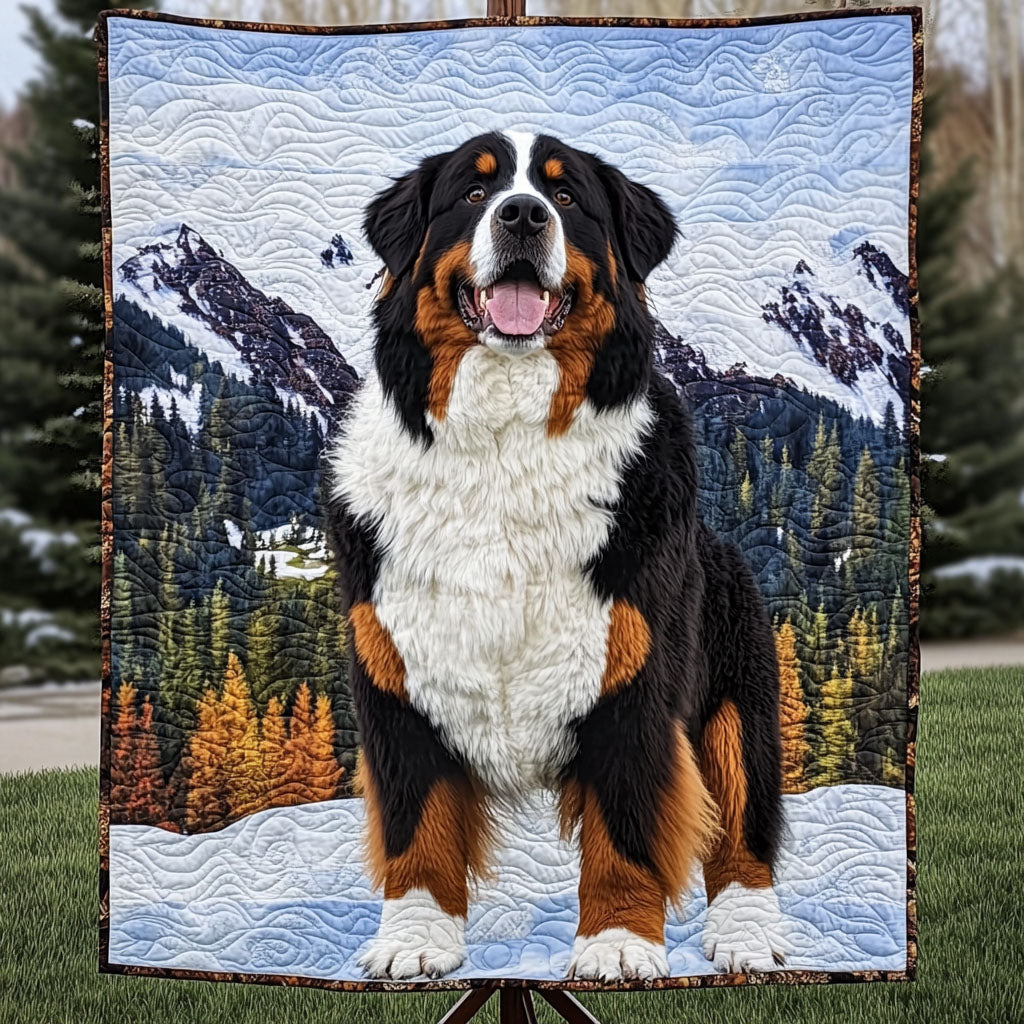 Bernese Majesty Quilted Blanket Gifts For Dog Lovers