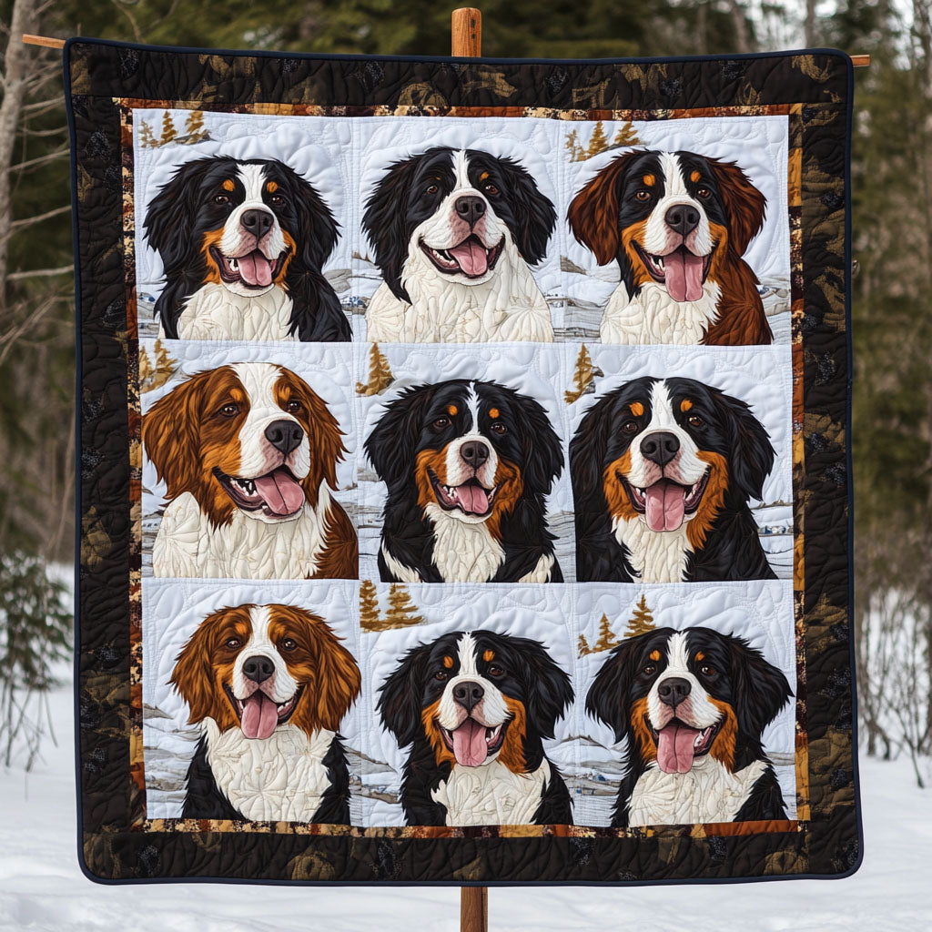 Bernese Spirit Quilted Blanket Gifts For Dog Lovers