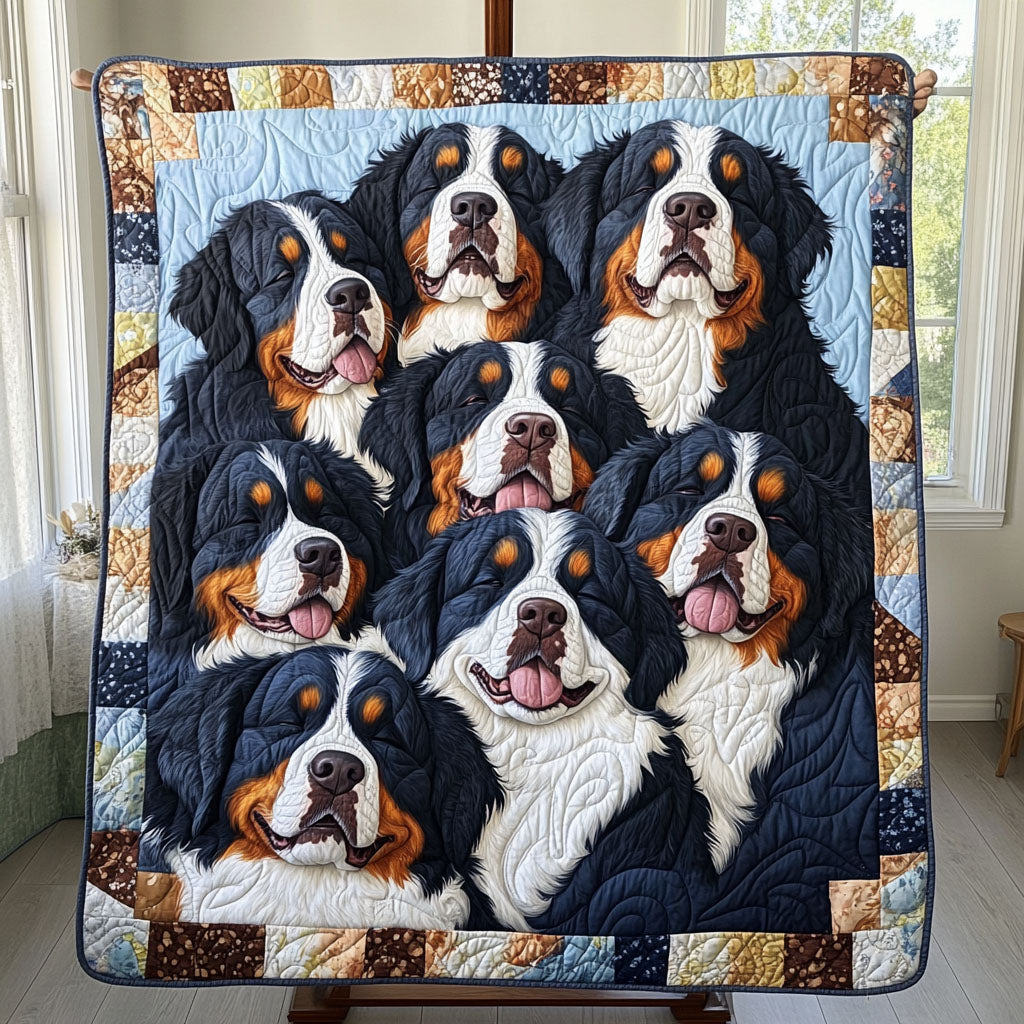 Bernese Valley Quilted Blanket Gifts For Dog Lovers