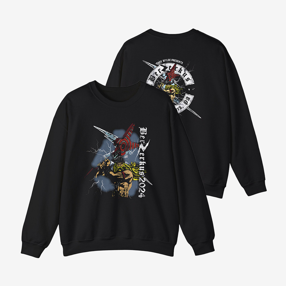 Berzerkus 2024 Black Label Society Sweatshirt Black Label Society Apparel Gift Ideas For Gilfriend