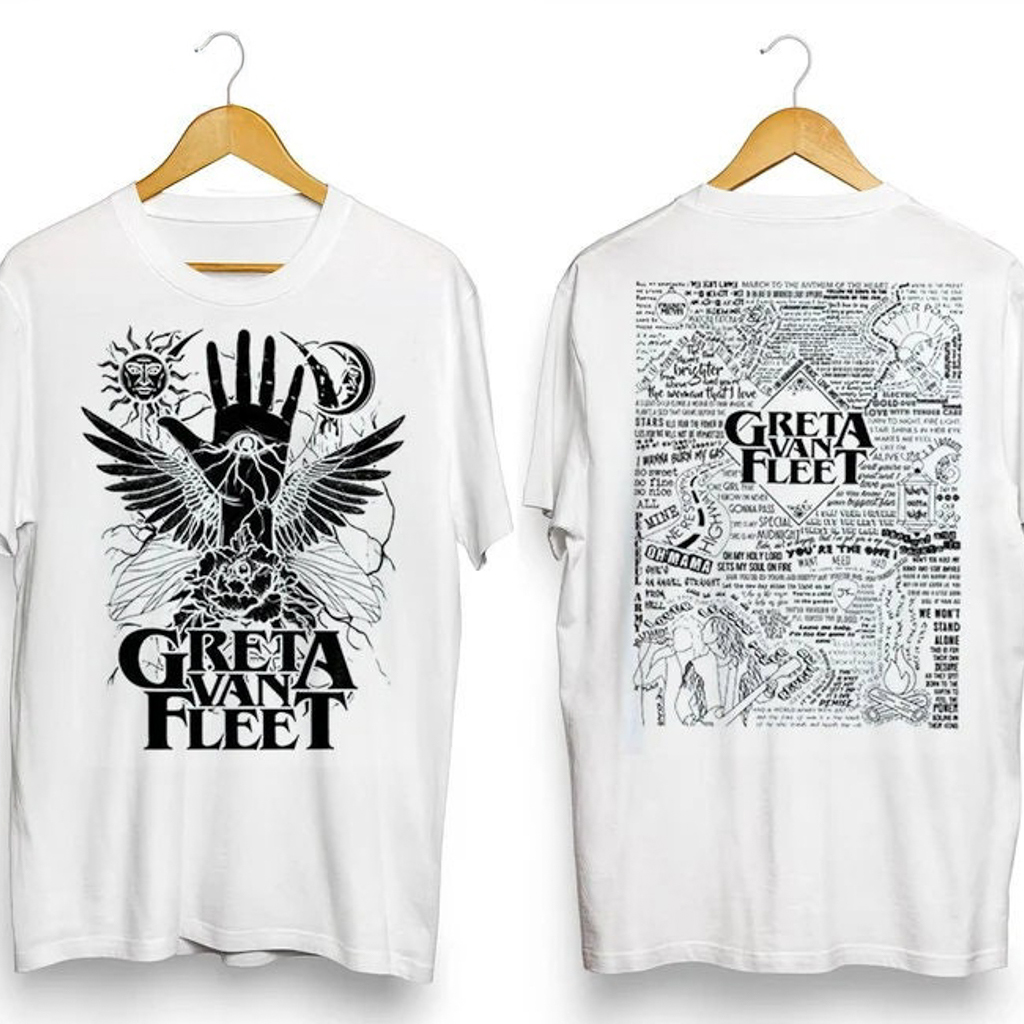 Best Greta Van Fleet Songs Shirt Greta Van Fleet Merch Gift Ideas For Rock Music Lovers
