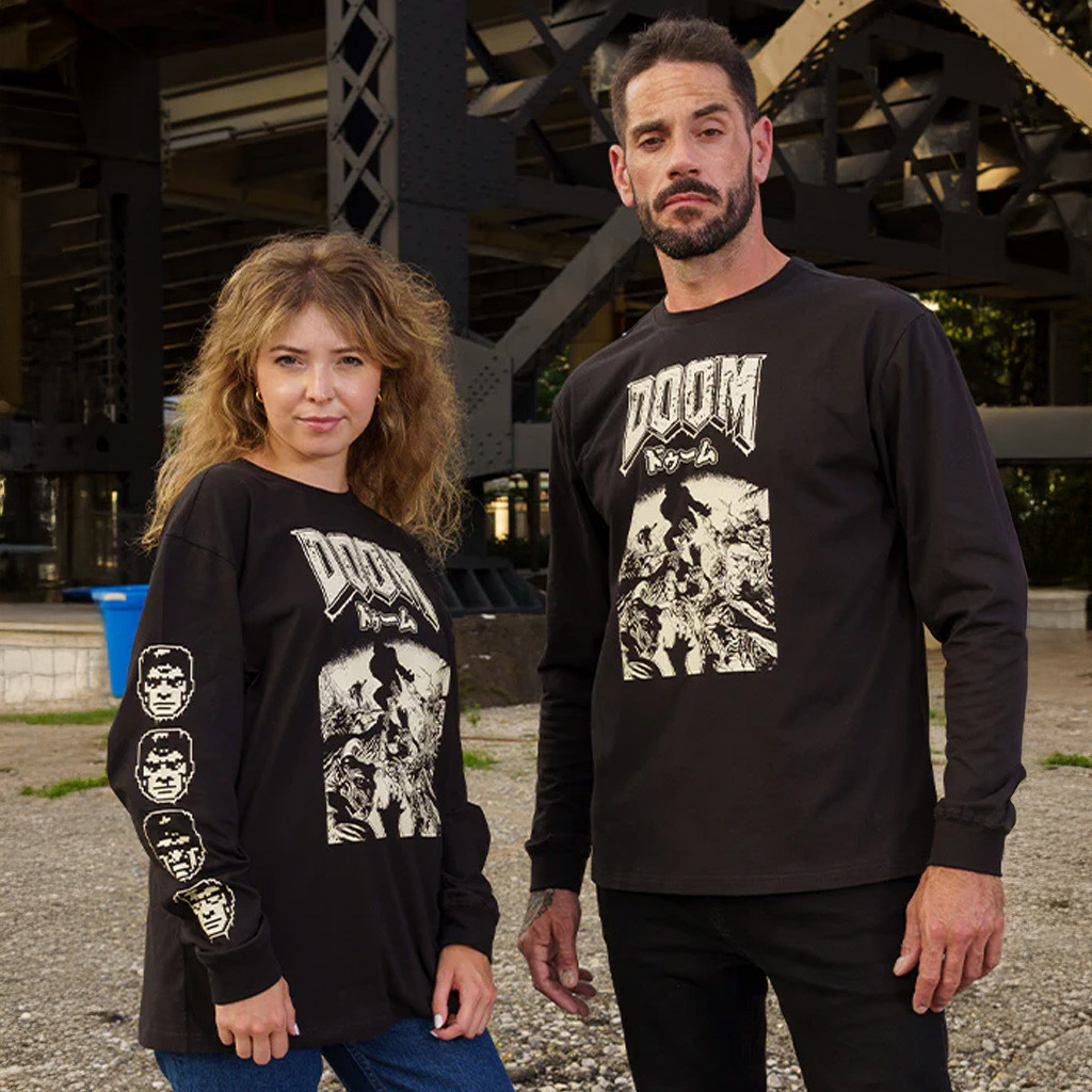 Bethesda Merch DOOM Rip And Tear Long Sleeve Shirt Christmas Gifts For Husband