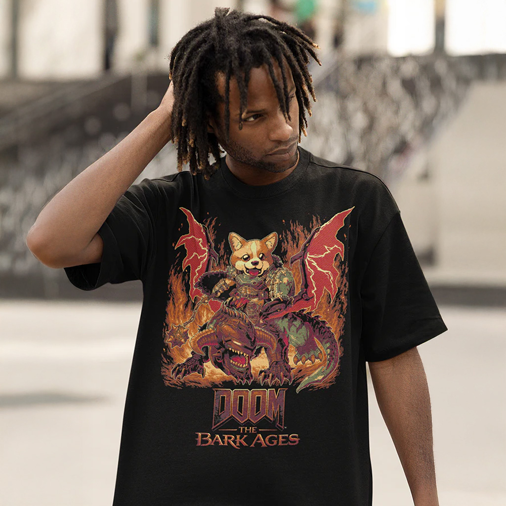 Bethesda Merch DOOM The Bark Ages T-Shirt Christmas Gift Ideas For Him Bethesda Merch DOOM The Bark Ages T-Shirt Christmas Gift Ideas For Him