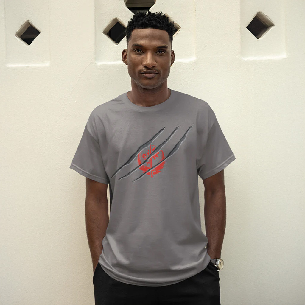 Bethesda Merch Fallout Series Battle Damage T-Shirt Best Christmas Gifts For Dad