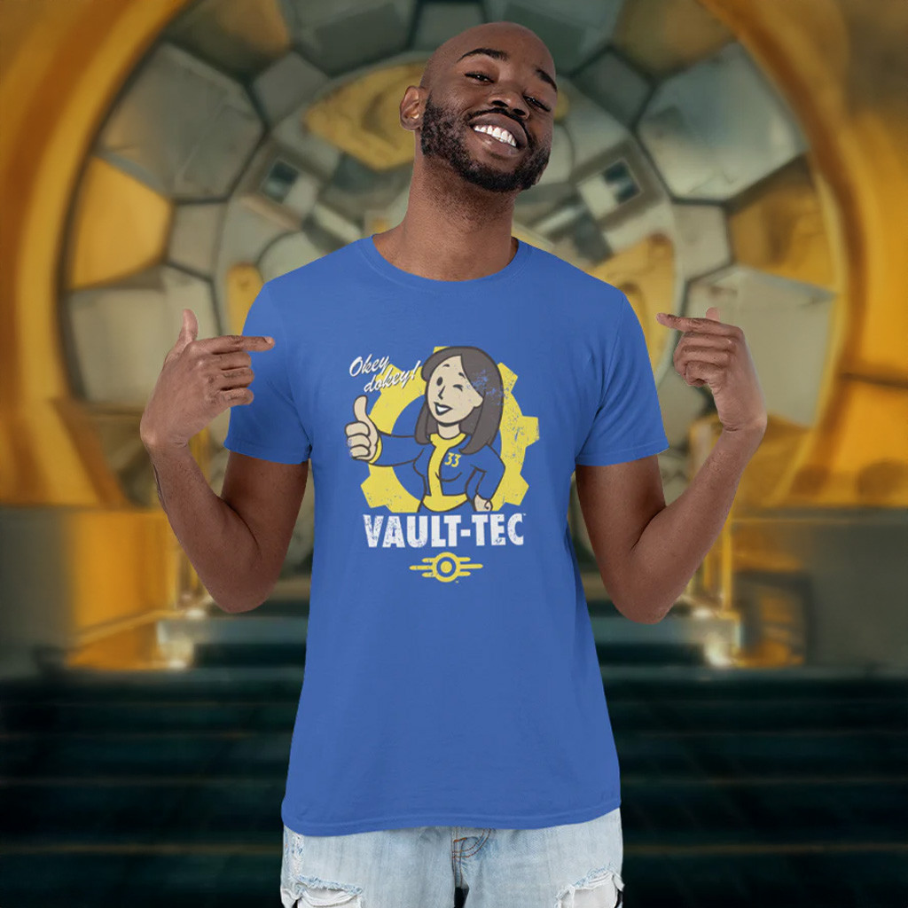 Bethesda Merch Fallout Series Okey Dokey T-Shirt Gifts For Daughter Bethesda Merch Fallout Series Okey Dokey T-Shirt Gifts For Daughter