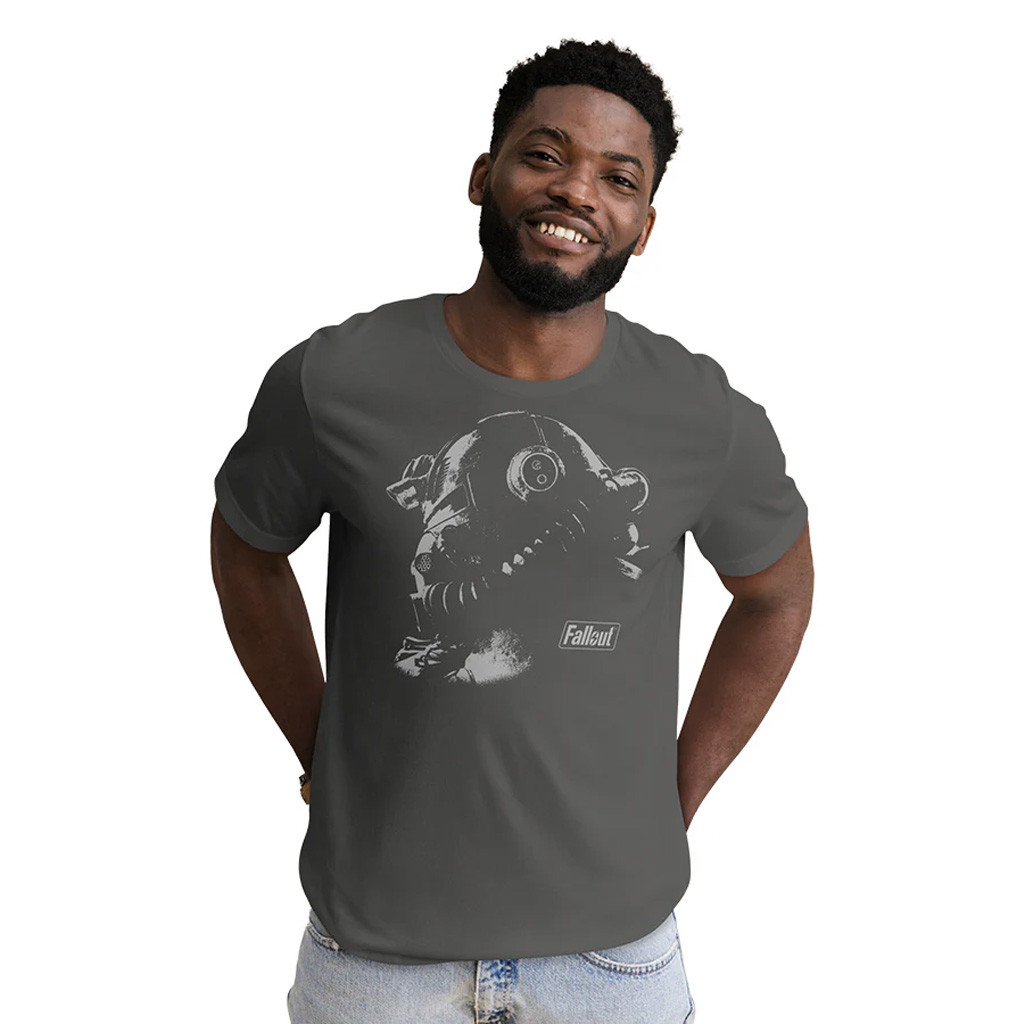 Bethesda Merch Fallout T-51 Helmet T-Shirt Christmas Present For Husband