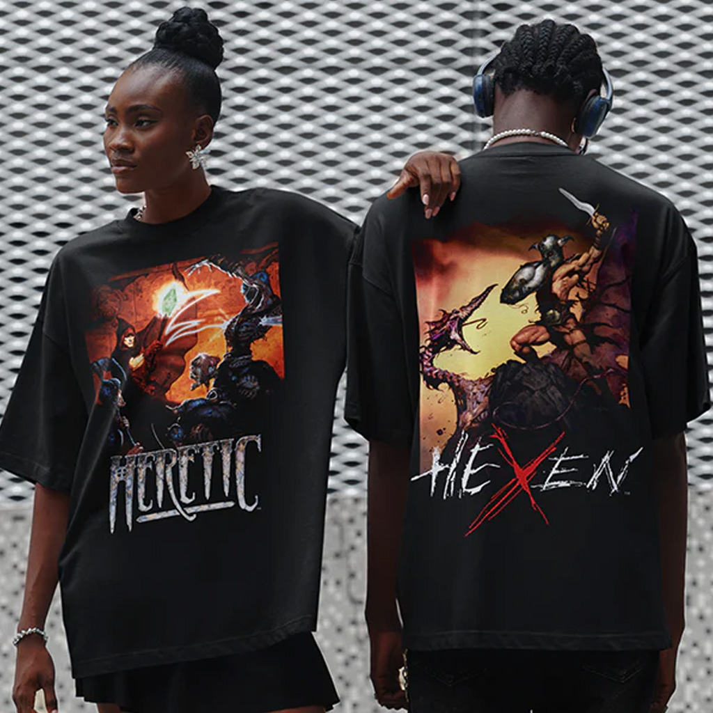 Bethesda Merch Heretic And Hexen T-Shirt Gifts For Him Her Bethesda Merch Heretic And Hexen T-Shirt Gifts For Him Her