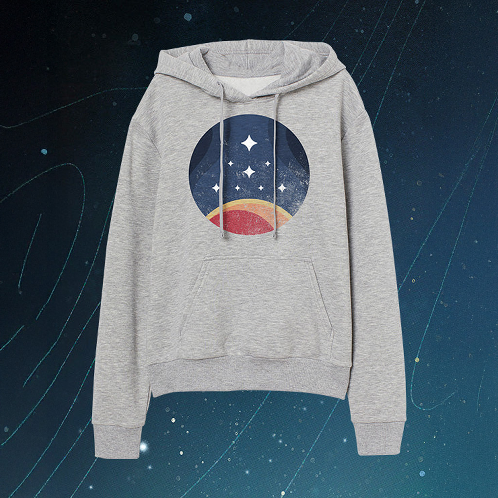 Bethesda Merch Starfield Retro Constellation Logo Hoodie Present For Him