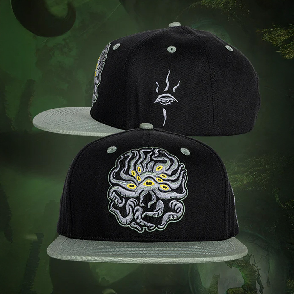 Bethesda Merch The Elder Scrolls Online Hermaeus Mora Snapback Hat Embroidered Dad Gifts