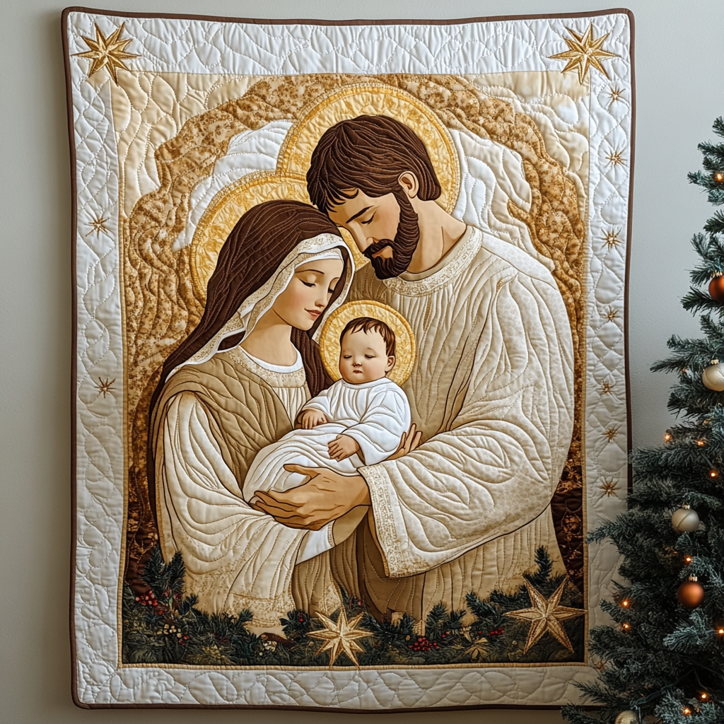 Bethlehem Blessing Quilted Blanket Christian Christmas Gifts