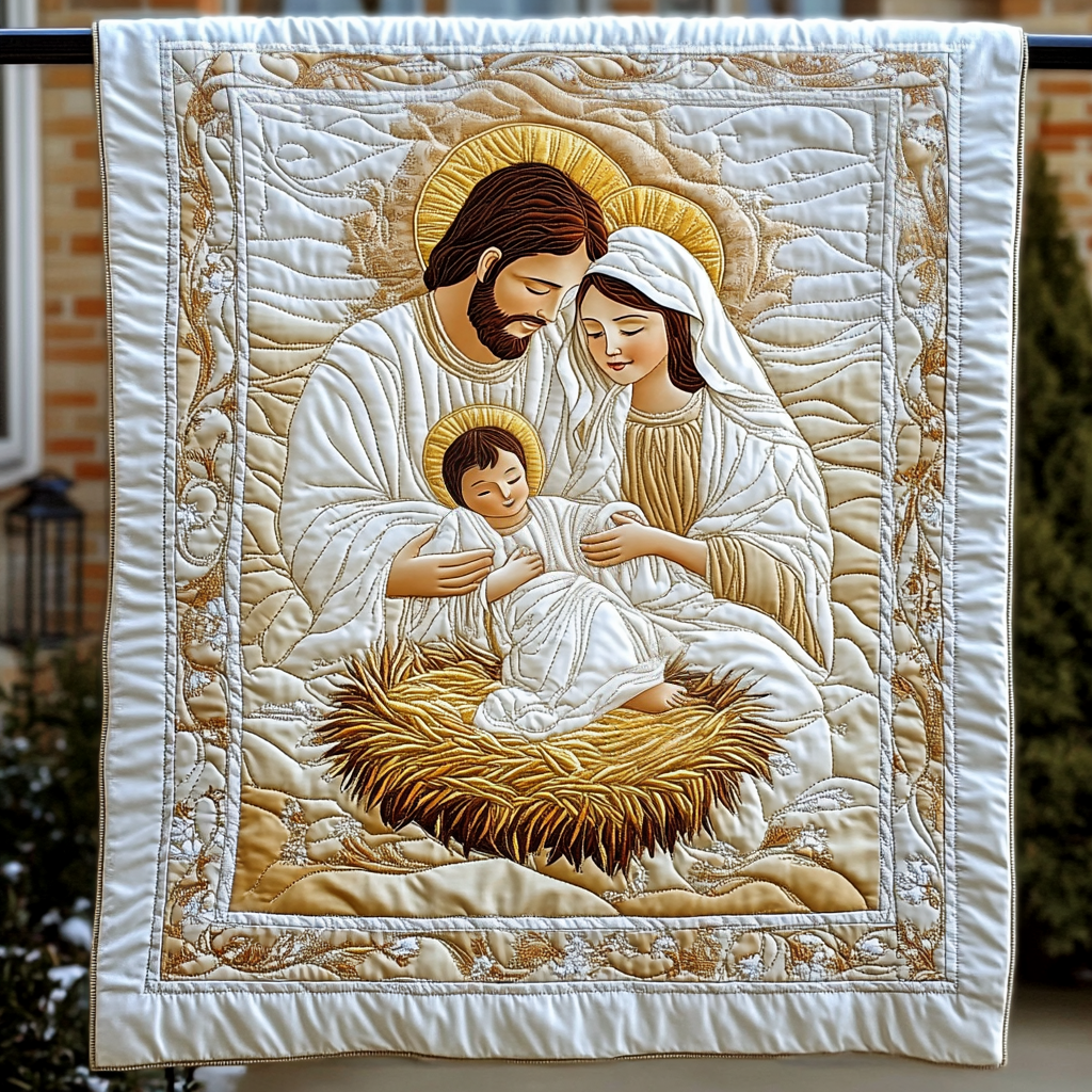 Bethlehem Starlight Quilted Blanket Christian Christmas Gifts
