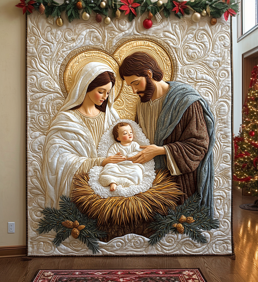 Bethlehem Starlight Quilted Blanket Christian Gifts For Women