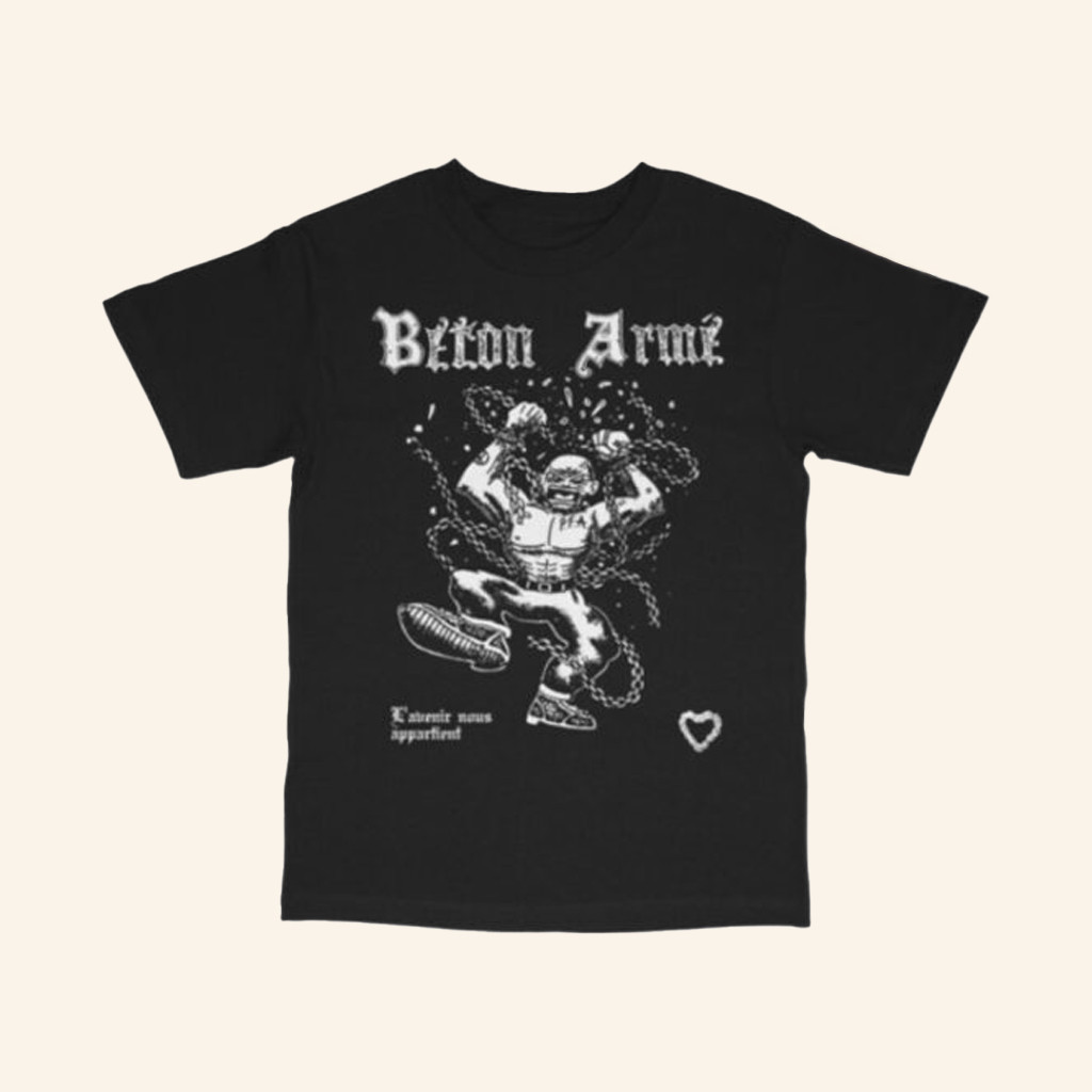 Beton Arme Merch Crazy Skin Black T-Shirt Music Lover Gift Ideas For Him