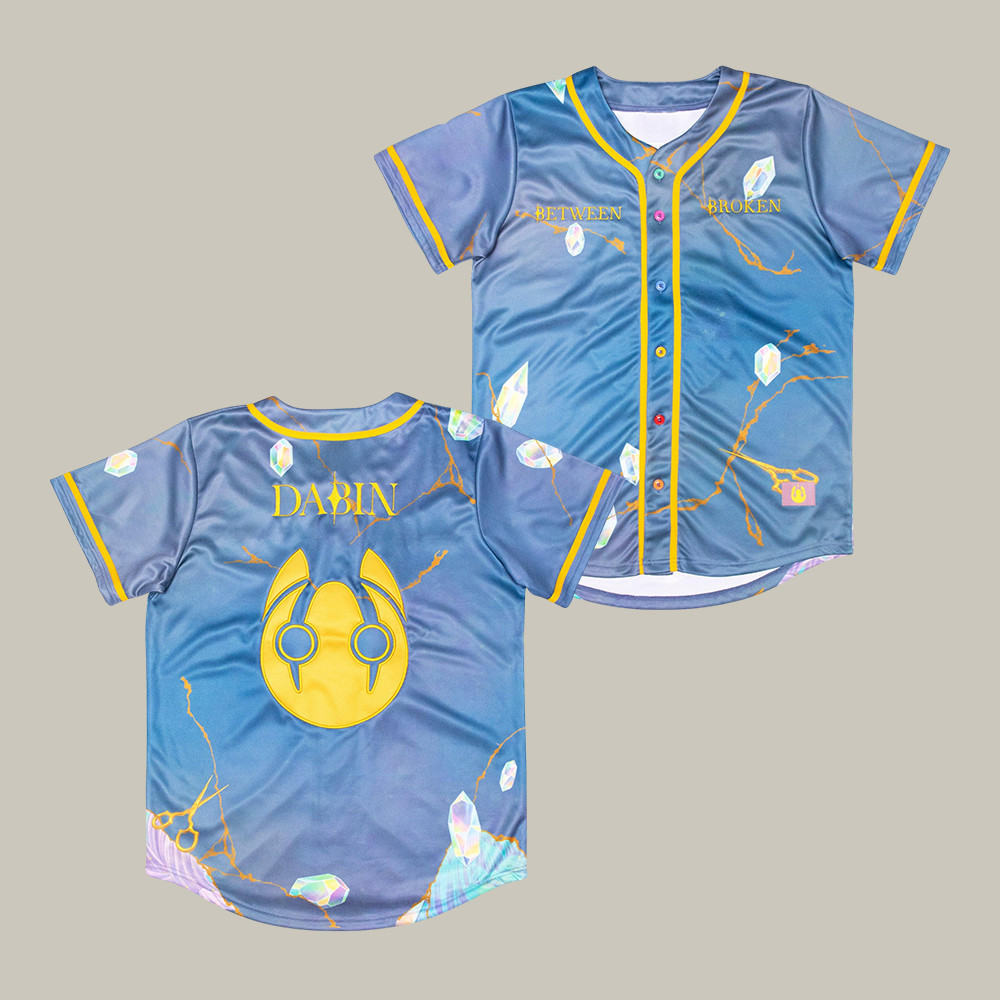 Between Broken Dabin Baseball Jersey Music Fan Merch Dabin Lover Gift For Him