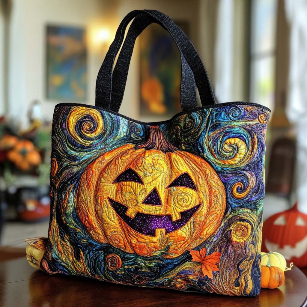 Bewitching Hour Quilted Tote Bag Halloween Birthday Gifts