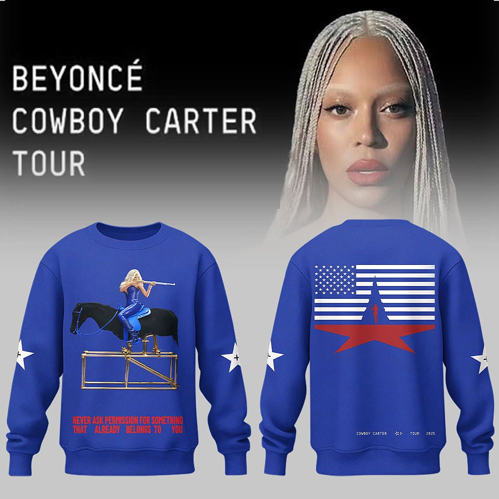 Beyonce Cowboy Carter Tour 2025 Sweatshirt Best Gift For Music Fans