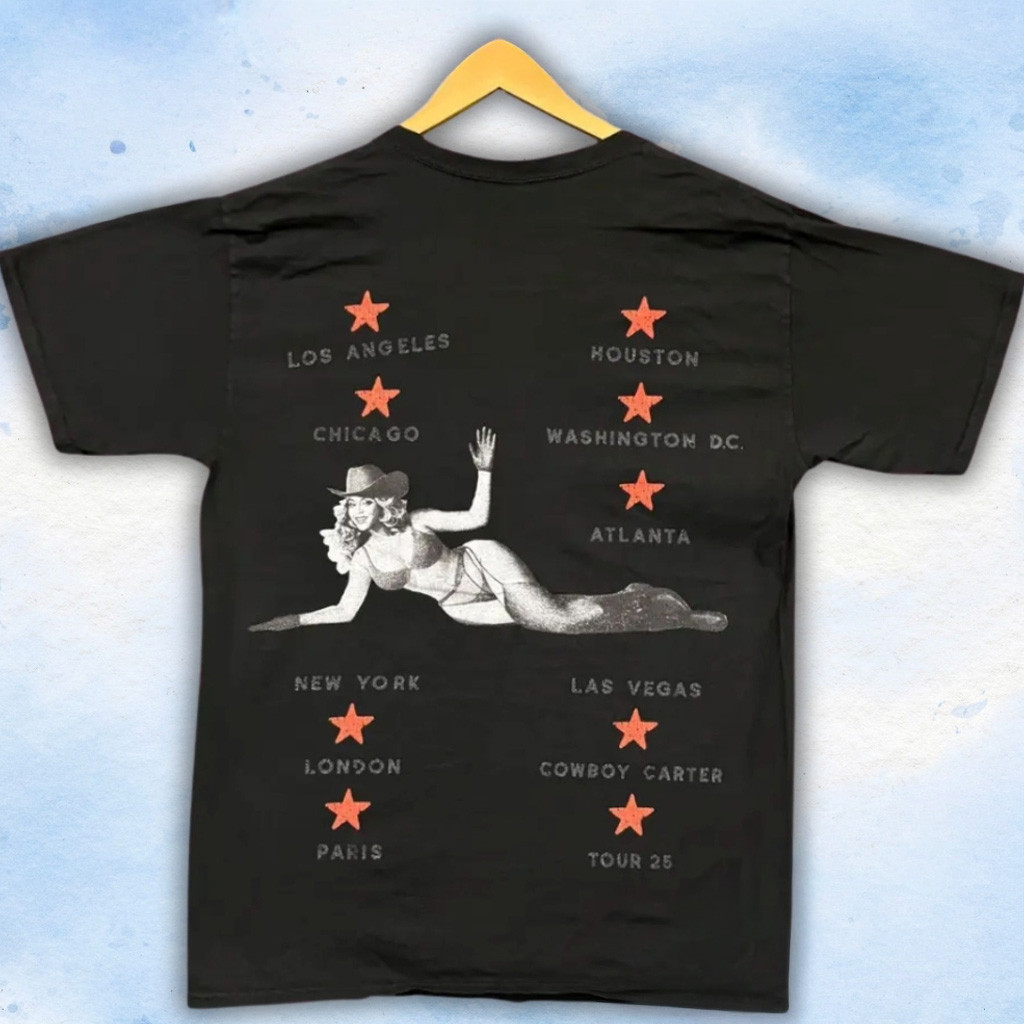 Beyonce Cowboy Carter Tour 2025 T-Shirt Beyonce Cowboy Tour Merch Fans Gifts Beyonce Cowboy Carter Tour 2025 T-Shirt Beyonce Cowboy Tour Merch Fans Gifts
