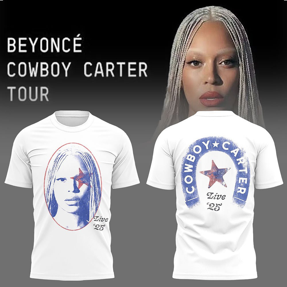Beyonce Cowboy Carter Tour Live 25 T-Shirt Limited Edition Best Gift For Music Fans