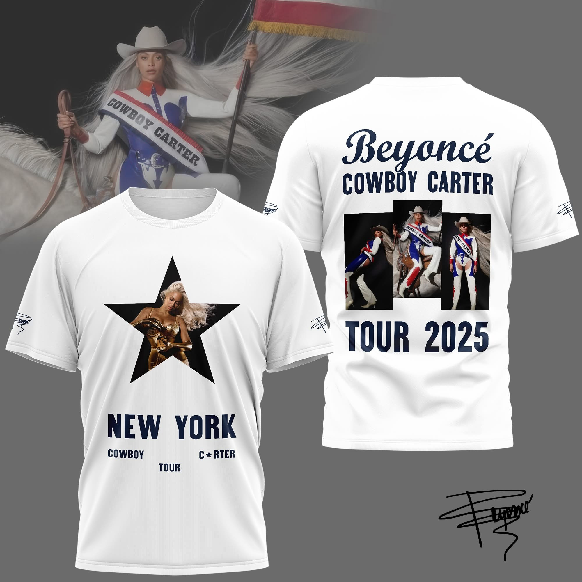 Beyonce Cowboy Carter Tour Merch 2025 T-Shirt Clothing Concert Gifts For Beyonce Lovers