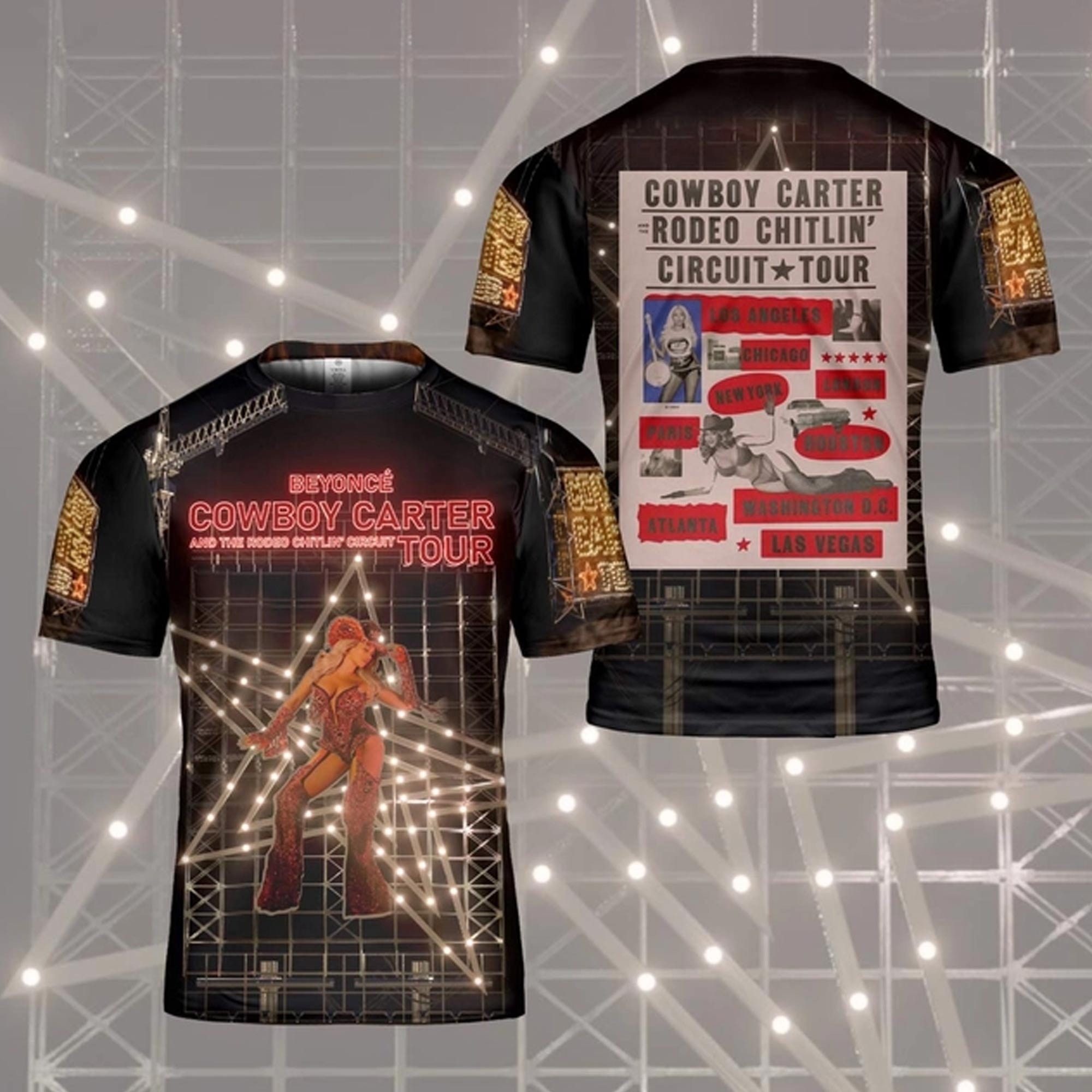 Beyonce Cowboy Carter Tour Merch T-Shirt Beyonce Cowboy Carter Tour Concert Tee Fan Gifts