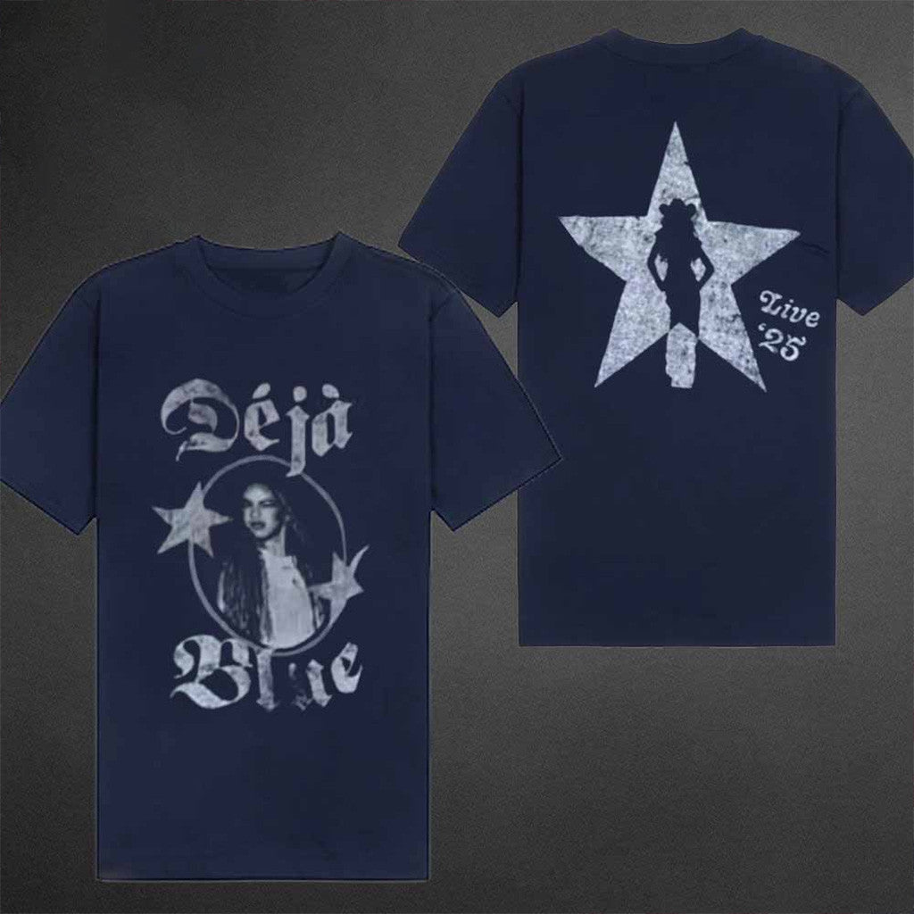 Beyonce Deja Blue Shirt Beyonce Shirt Beyonce Cowboy Carter Tour Merch 2025 Gifts For Fans