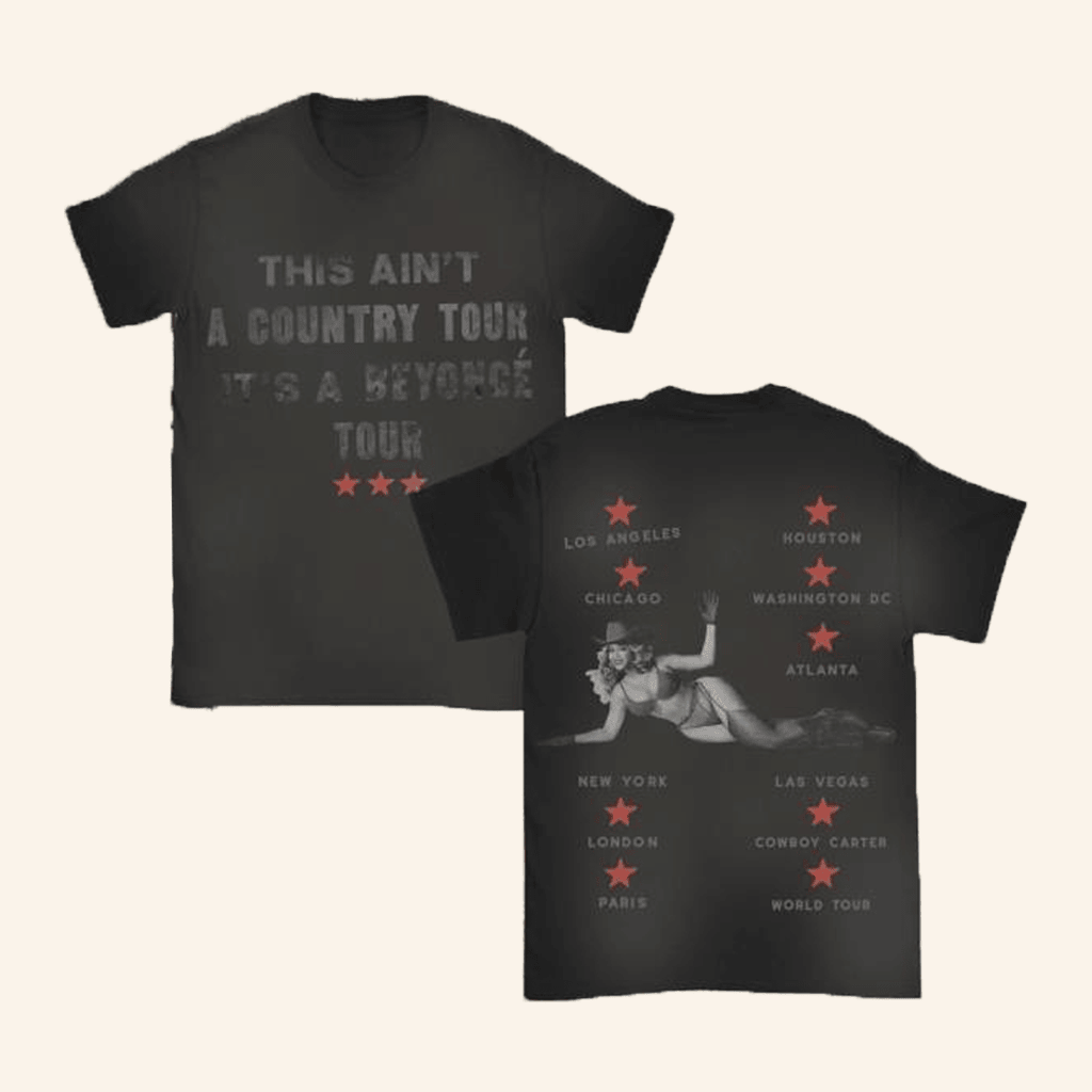 Beyonce Merch Amen Tour T-Shirt Black Gift Ideas For Fans