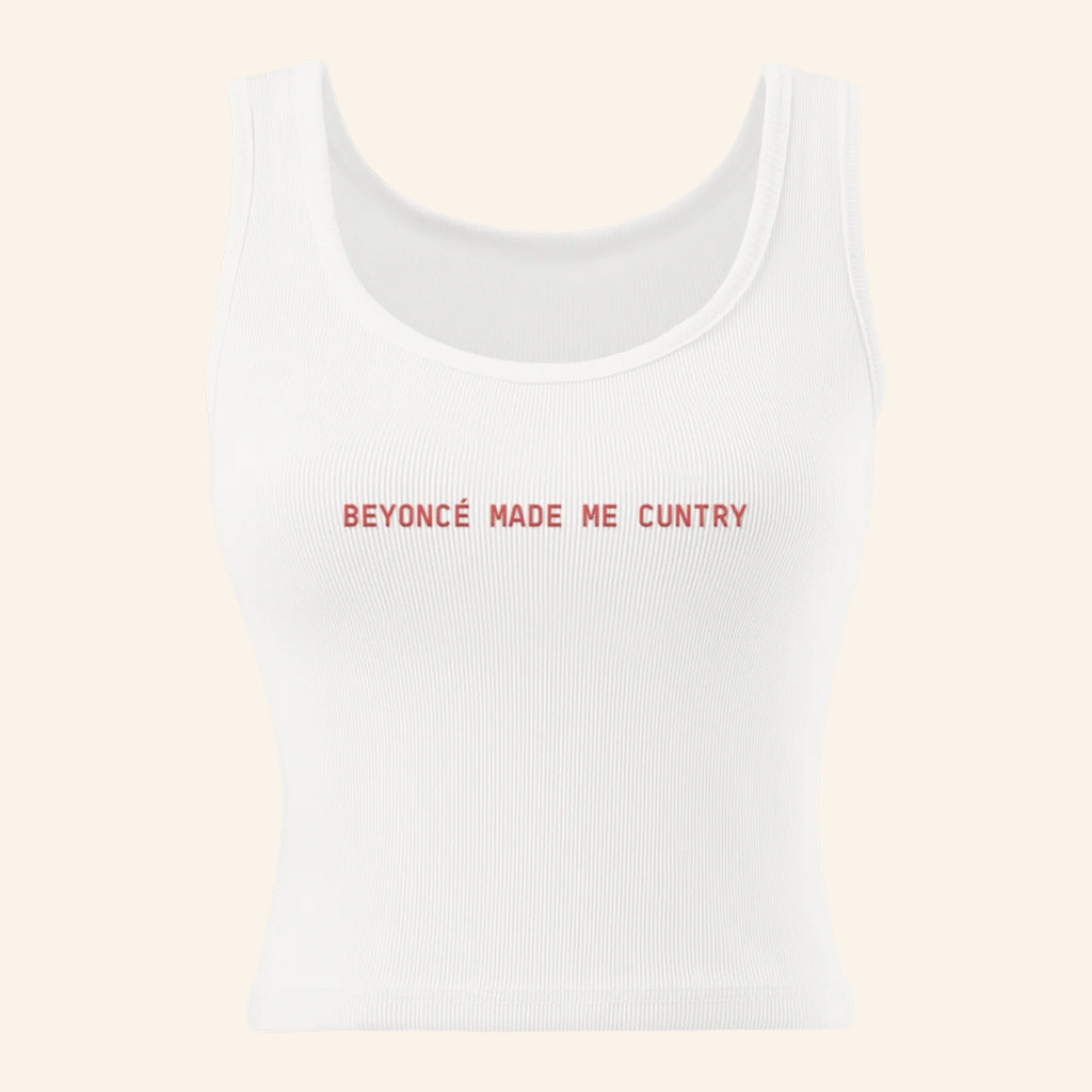 Beyonce Merch Beyonce Mae Me Cuntry Tank Top Cool Gifts For Music Lovers