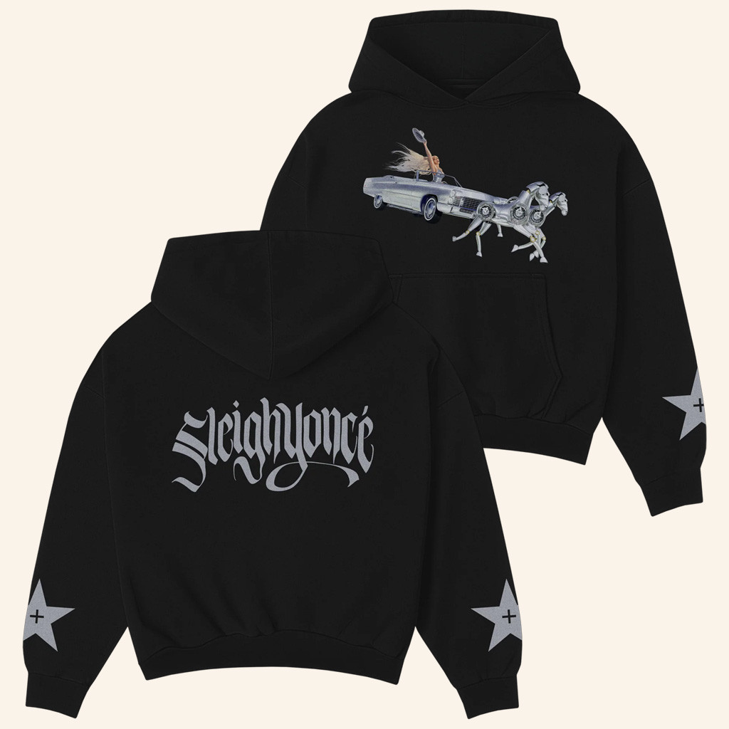Beyonce Merch Silver Sleigh Hoodie Best Christmas Gifts For Wife