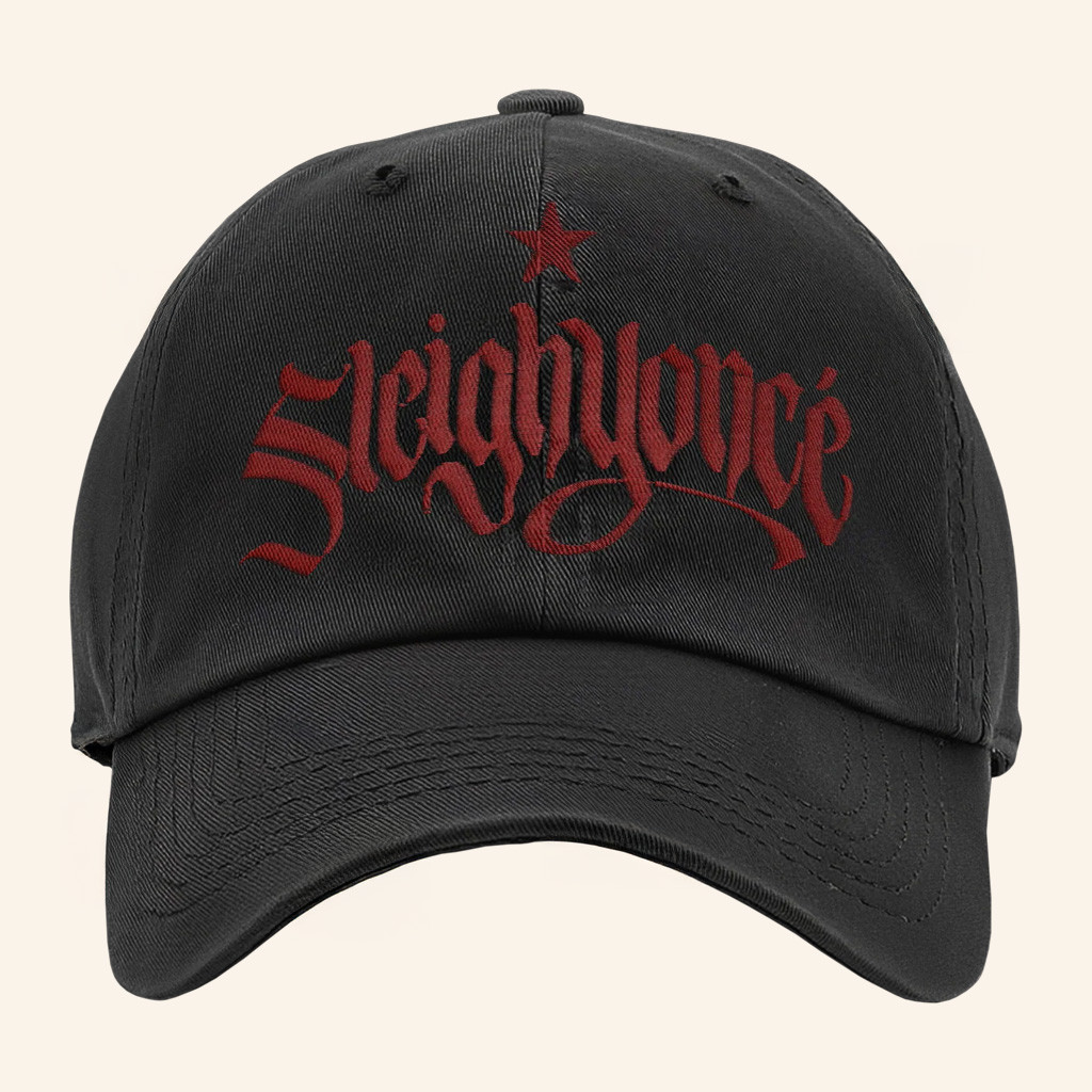 Beyonce Merch SLEIGHYONCE Embroidered Hat Christmas Present For Wife Beyonce Merch SLEIGHYONCE Embroidered Hat Christmas Present For Wife