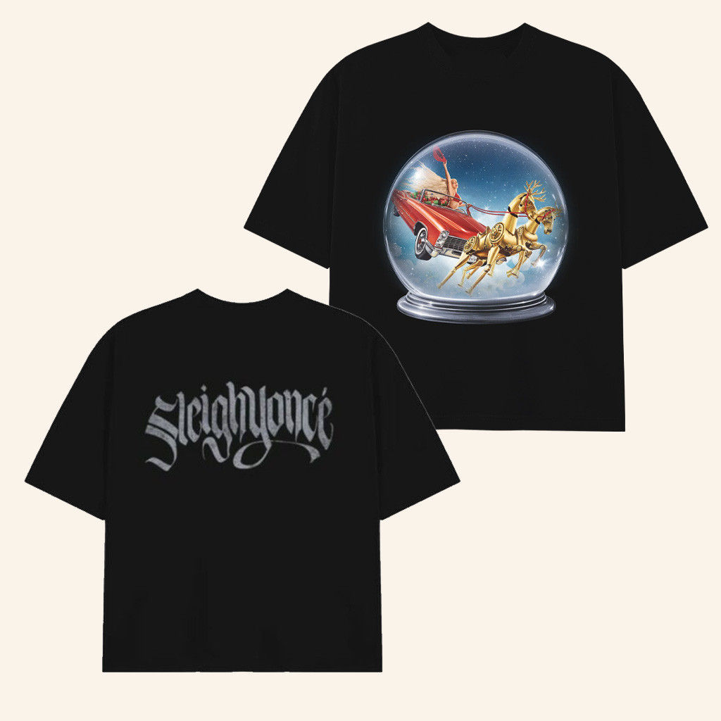 Beyonce Merch Sleighyonce T-Shirt Best Christmas Gifts For Music Fans