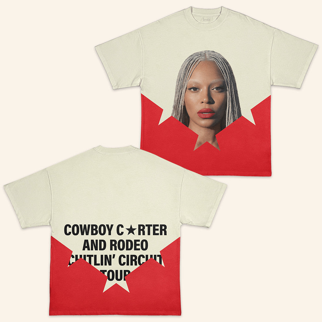 Beyonce Shirt Cowboy Carter Star T-Shirt Beyonce Cowboy Carter Tour Merch 2025 Fans Gifts