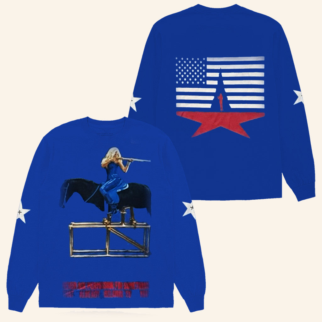 Beyonce Tour Merch Beyonce Shirt Beyonce Merch Cowboy Carter Blue Rodeo Signature Long Sleeve Beyonce Tour Merch Beyonce Shirt Beyonce Merch Cowboy Carter Blue Rodeo Signature Long Sleeve