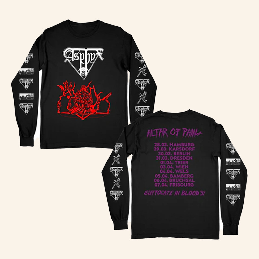 Beyond Human Merch Altar Of Pain Tour Long Sleeve T-Shirt Gifts For Boyfriend