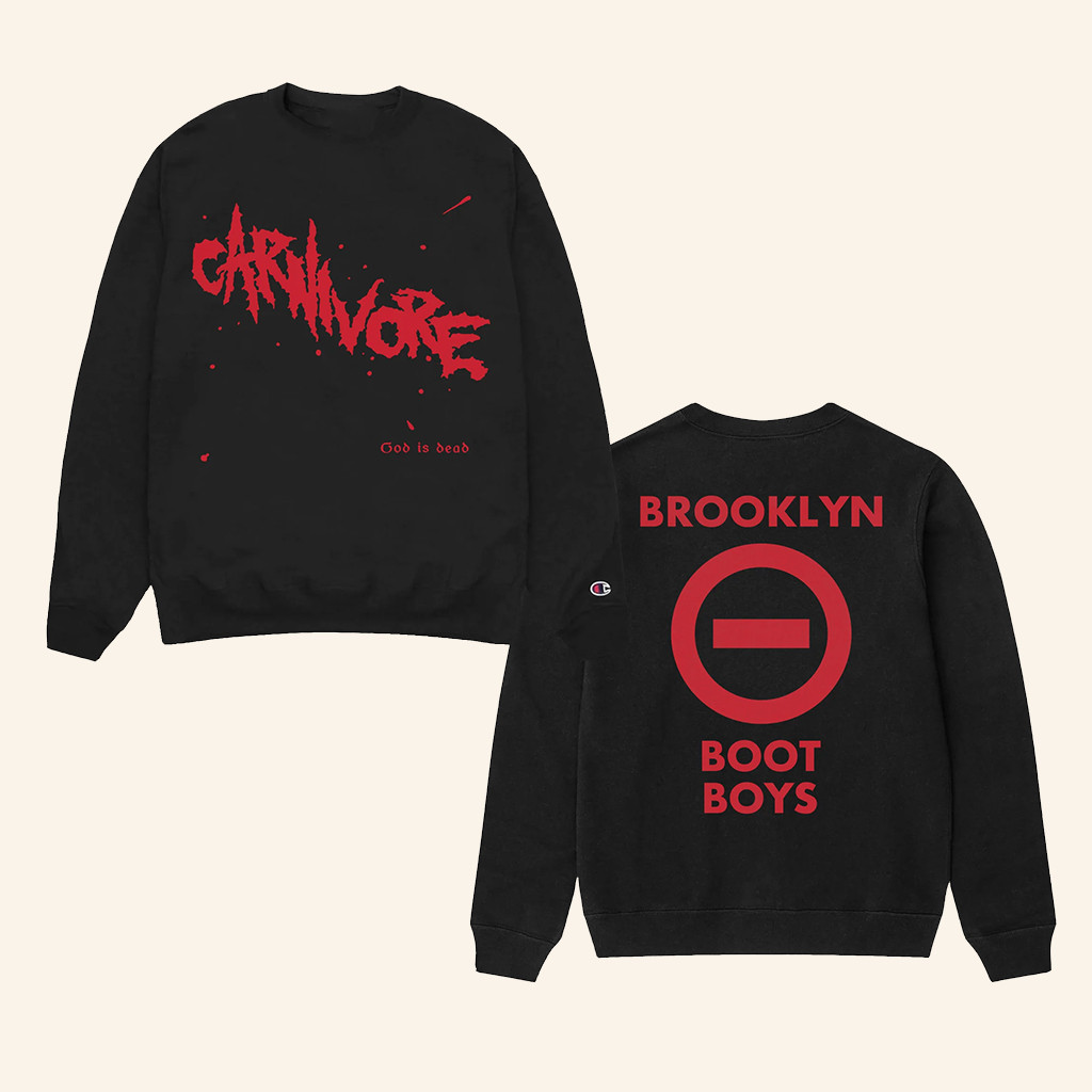 Beyond Human Merch Carnivore Brooklyn Boots Boys Sweatshirt Gifts For Friends