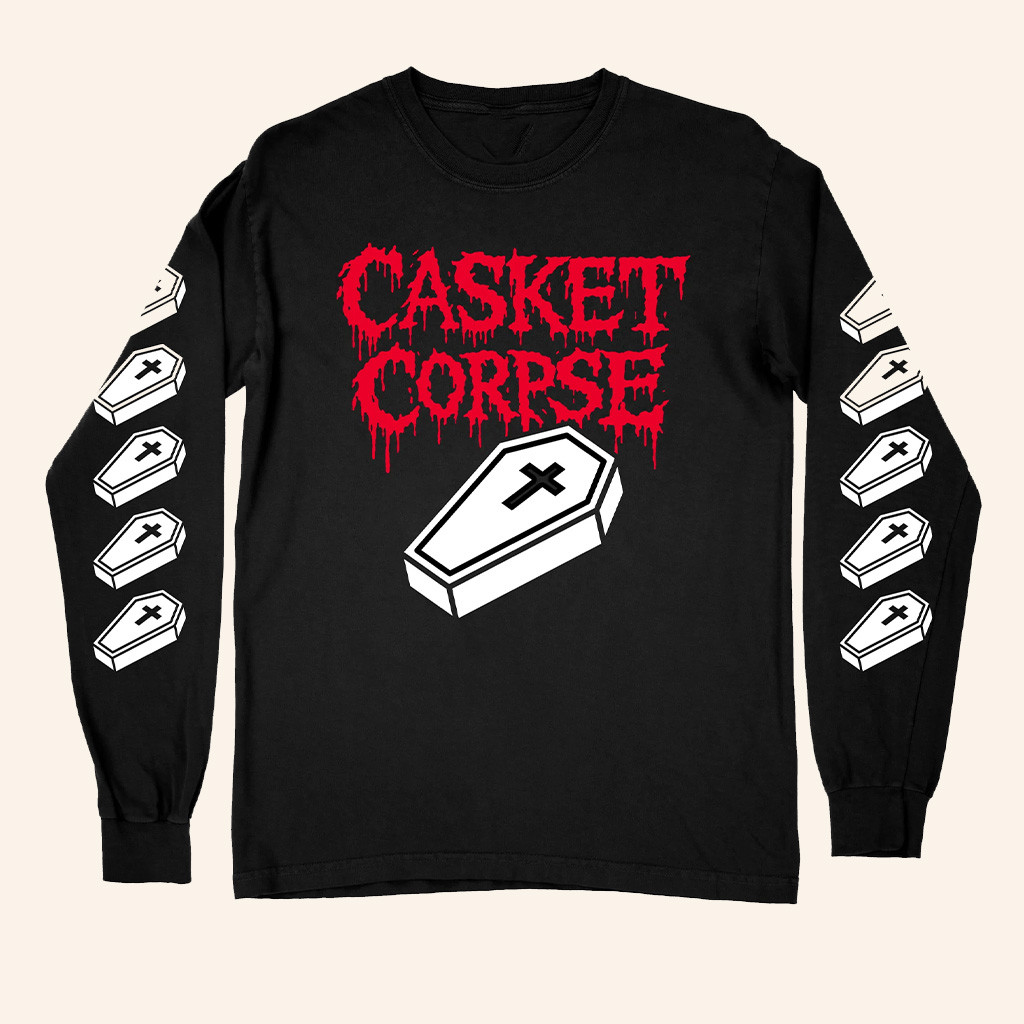 Beyond Human Merch Casket Corpse Long Sleeve Shirt Unique Gifts For Husband
