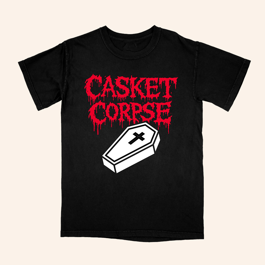 Beyond Human Merch Casket Corpse T-Shirt Gift Ideas For Boyfriend