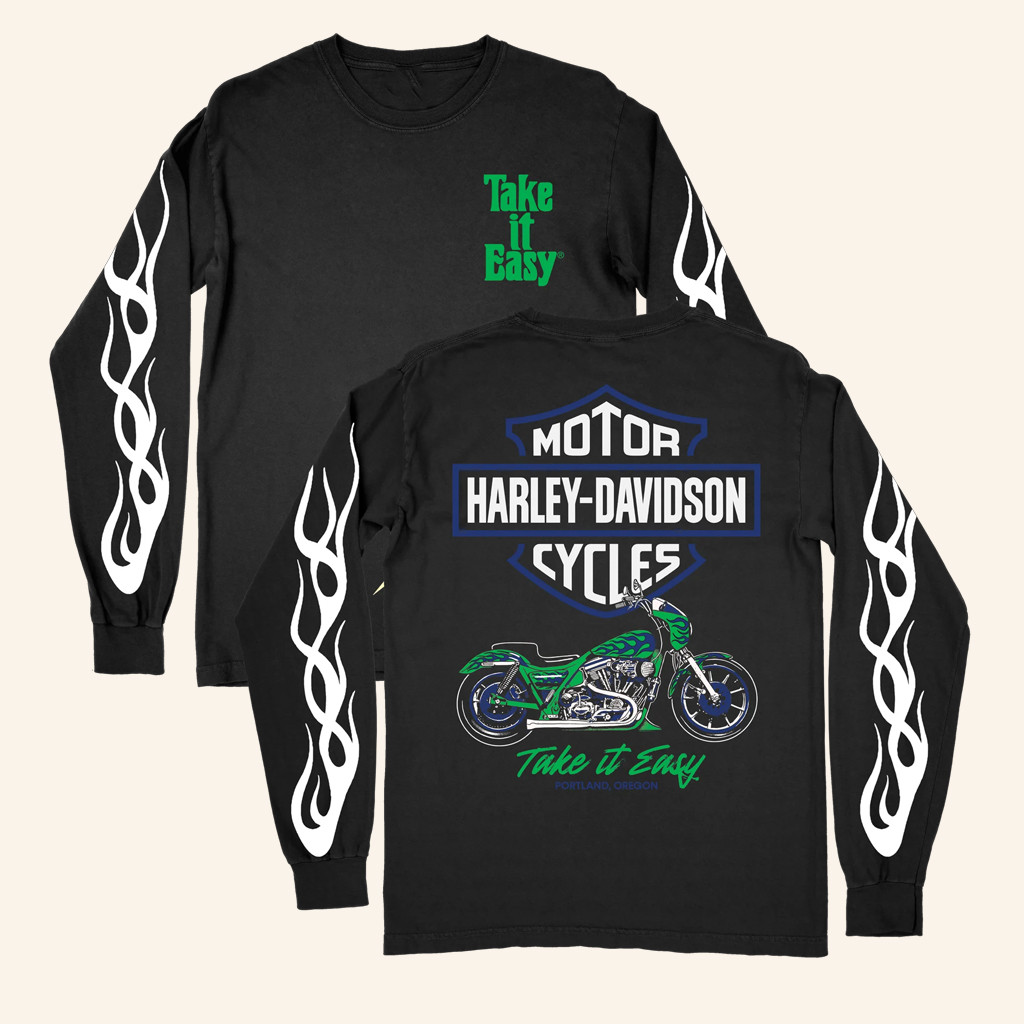 Beyond Human Merch Flame Long Sleeve T-Shirt Take It Easy Shirt Xmas Gifts For Him