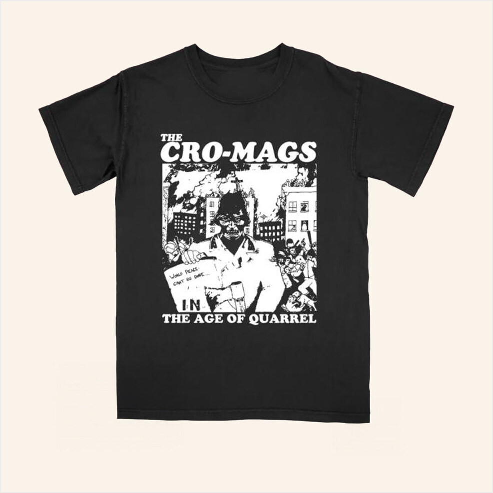 Beyond Human Merch The Cro-Mags The Age Of Quarrel Shirt Gift Ideas For Him Gifts For Besties