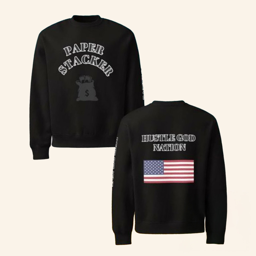 Bezz Believe Merch Paper Stacker Sweatshirt Christmas Gifts For Boyfriend Bezz Believe Merch Paper Stacker Sweatshirt Christmas Gifts For Boyfriend