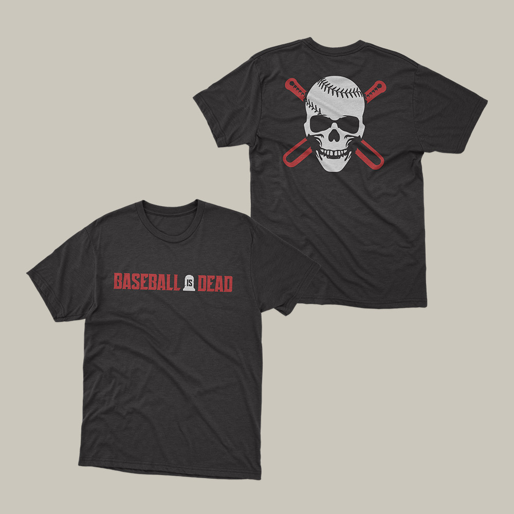 BID Logo T-Shirt Baseball Is Dead Podcast Merch Present Idea For Baseball Lovers