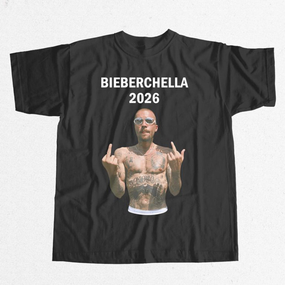 Bieberchella 2026 Justin Bieber T-Shirt Justin Bieber Coachella Clothes Present For Huge Fans
