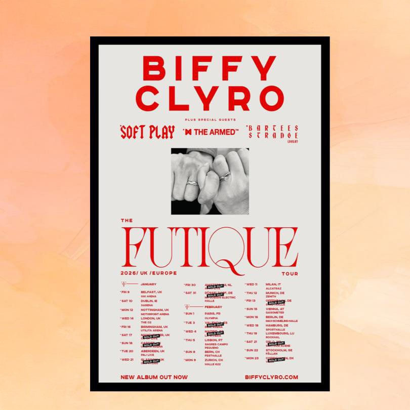 Biffy Clyro Merch 2026 UK Europe Concert Poster Home Decor Presents For Rock Music Lovers