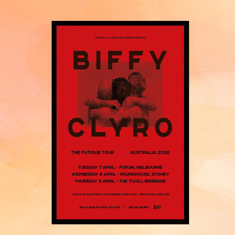 Biffy Clyro Merch The Futique Tour Australia 2026 Poster Wall Art Decor Gifts For Rock Lovers