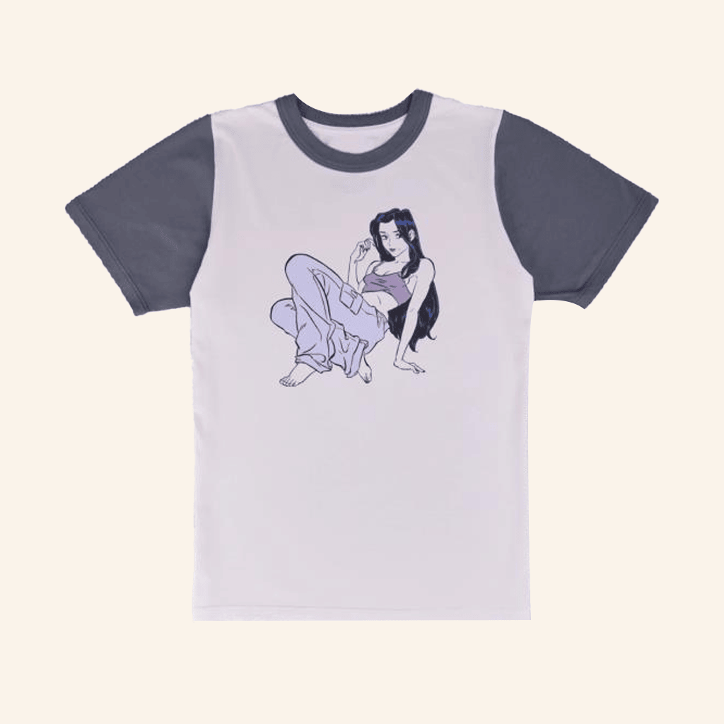 Big Bud Press Merch Grey Cool Girl T-Shirt Present For Her Big Bud Press Merch Grey Cool Girl T-Shirt Present For Her