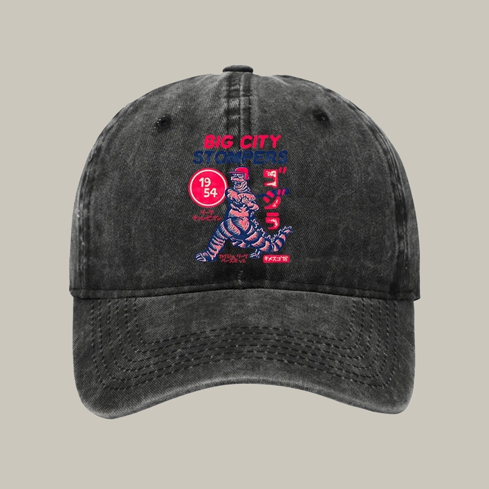 Big City Stompers Washed Cap Aesthetic Baseball Caps Christmas Gift Ideas For Him