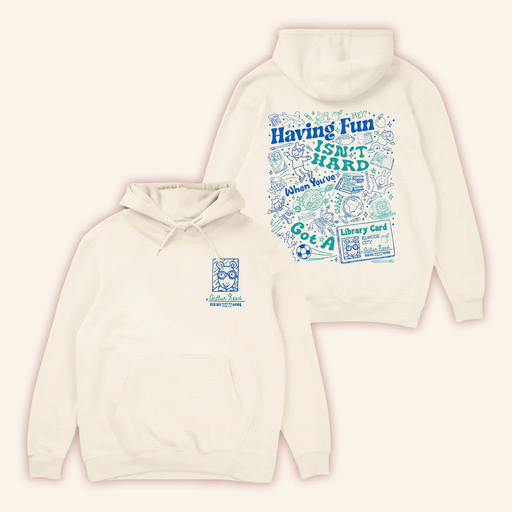 Big Comfy Couch Merch Arthur Library Card Hoodie Gifts For Her Big Comfy Couch Merch Arthur Library Card Hoodie Gifts For Her