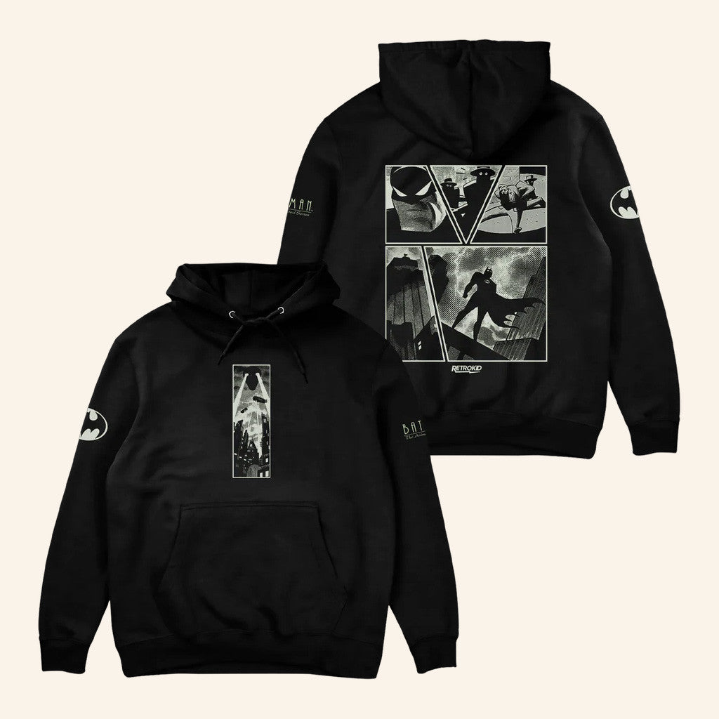 Big Comfy Couch Merch Batman The Animated Series Dark Hoodie Black Gifts For Dad