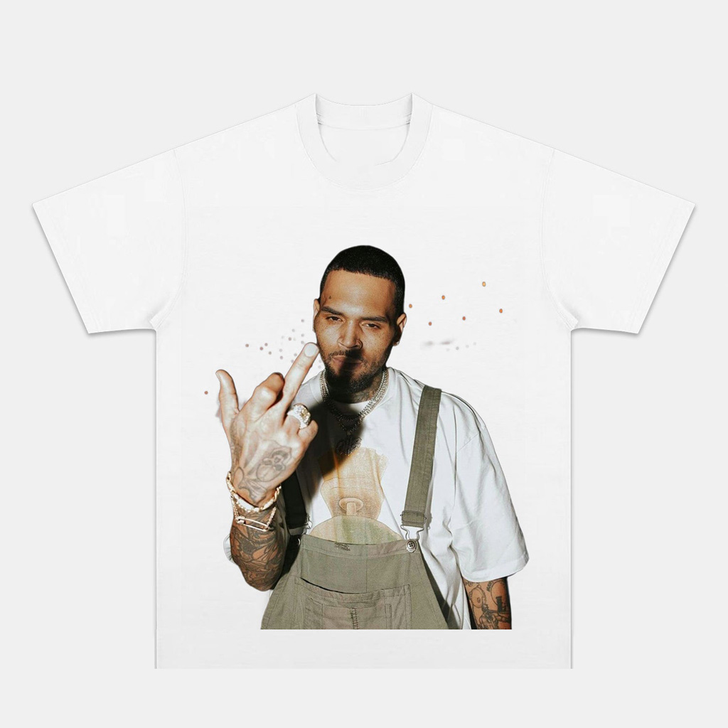 Big Face Chris Brown White T-Shirt Chris Brown Merch Cool Gifts For Music Lovers Big Face Chris Brown White T-Shirt Chris Brown Merch Cool Gifts For Music Lovers